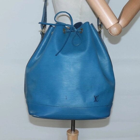 LOUIS VUITTON Epi Noe Shoulder Bag Toledo Blue M44005 LV Auth gh458 - Picture 3 of 16